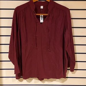 New with tags red Old Navy M long sleeve